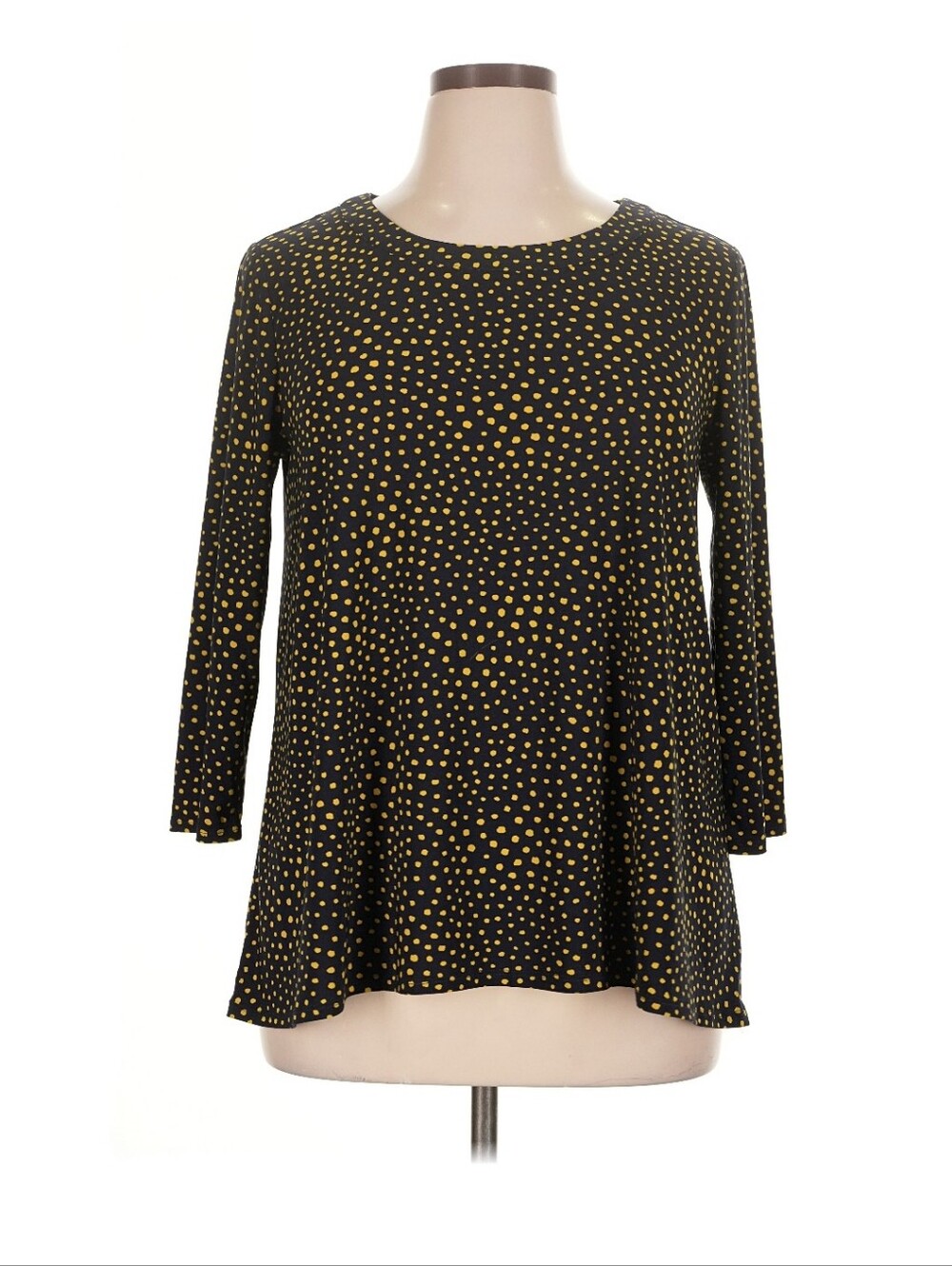 Anne Klein Polka Dot Tunic Blouse Sz XL NWT